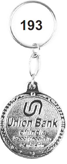 METAL CHROME PLATED KEYCHAIN